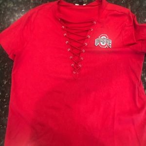 Lace up Ohio State Shirt